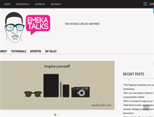 Tablet Screenshot of emekatalks.com